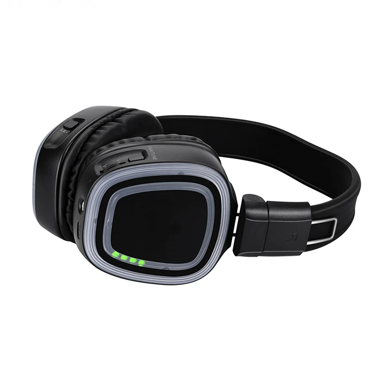 3D Surround LED Wireless Silent Disco Headphone Earphone Headset for Events Organization Activity Organization Dance Party
