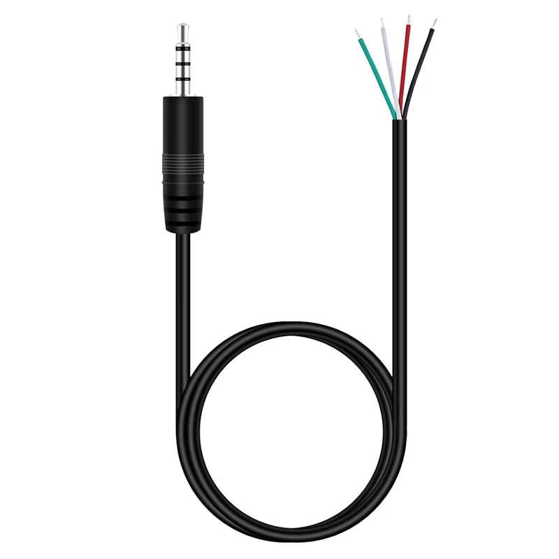 3FT Replacement 3.5 Male Plug to Bare Wire Open End