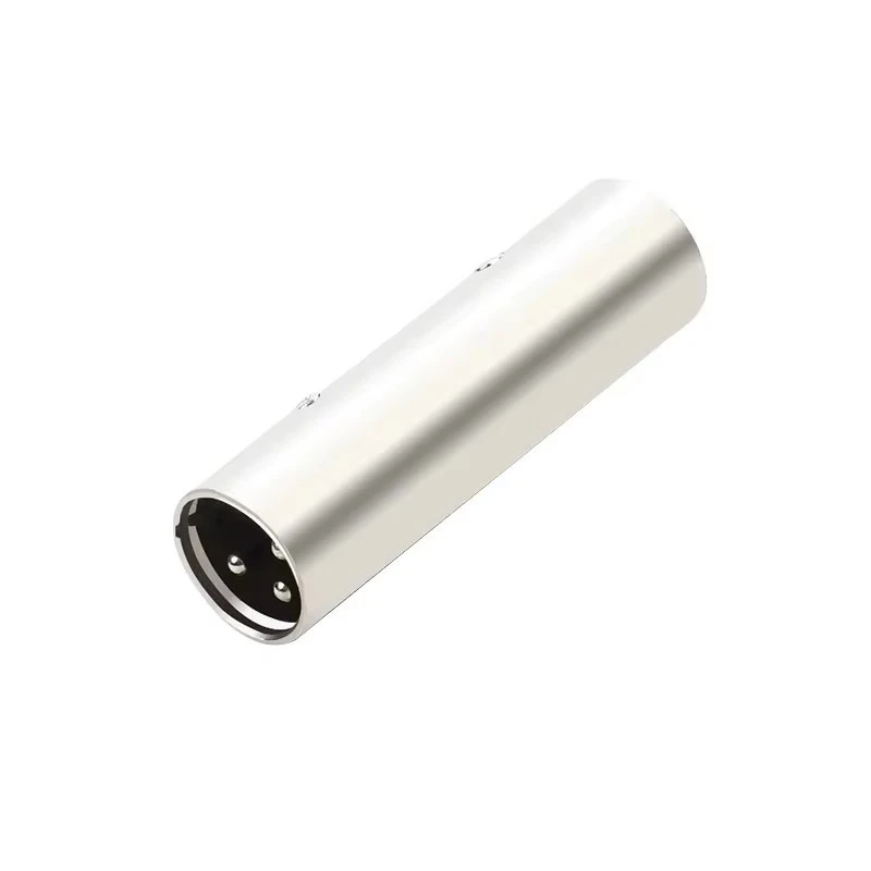3pin XLR Male to Male Microphone Audio Connector Converter Adapter