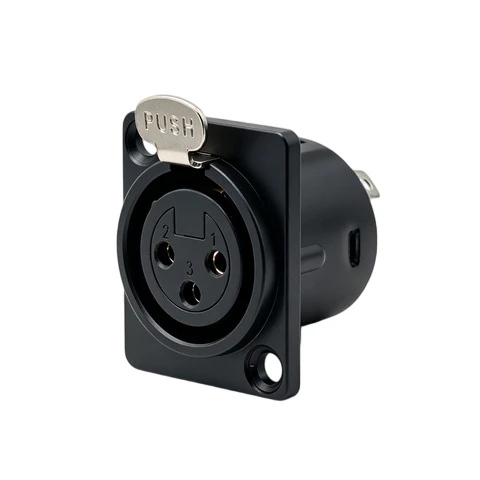 3pin XLR Panel Mount Connector Female Male Audio Socket Jack