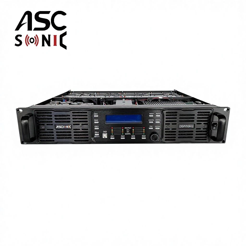 4*4000W DSP20kq High Outputs Audio Digital DSP Stereo Power Amplifier