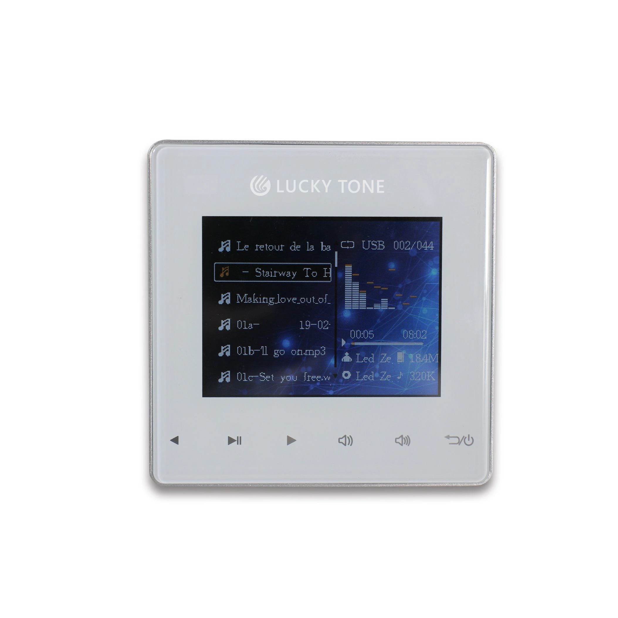 4 Channels Smart Home Audio Bluetooth in Wall Amplifier