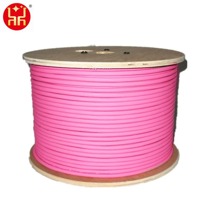 4 Core 16AWG OFC Round Pink Speaker Cable