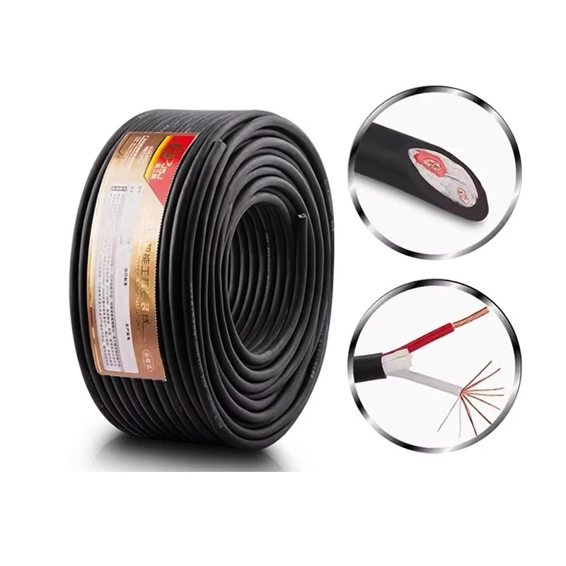 4 Core Copper Cu OFC Aluminum Soft Flexible PVC House Wiring Building Electric Speaker Audio Power Wire Cable