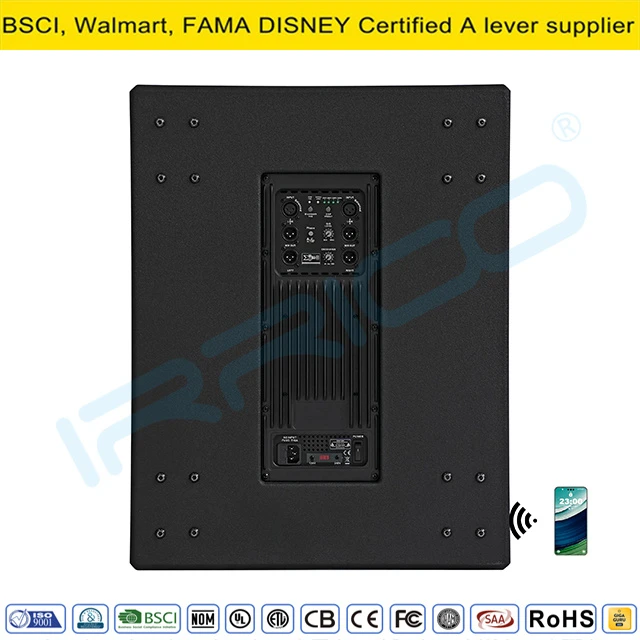 4000W Active 18 Inch Subwoofer with Bt DSP for Live Sound Playback DJ Concert Event Audio System Performance
