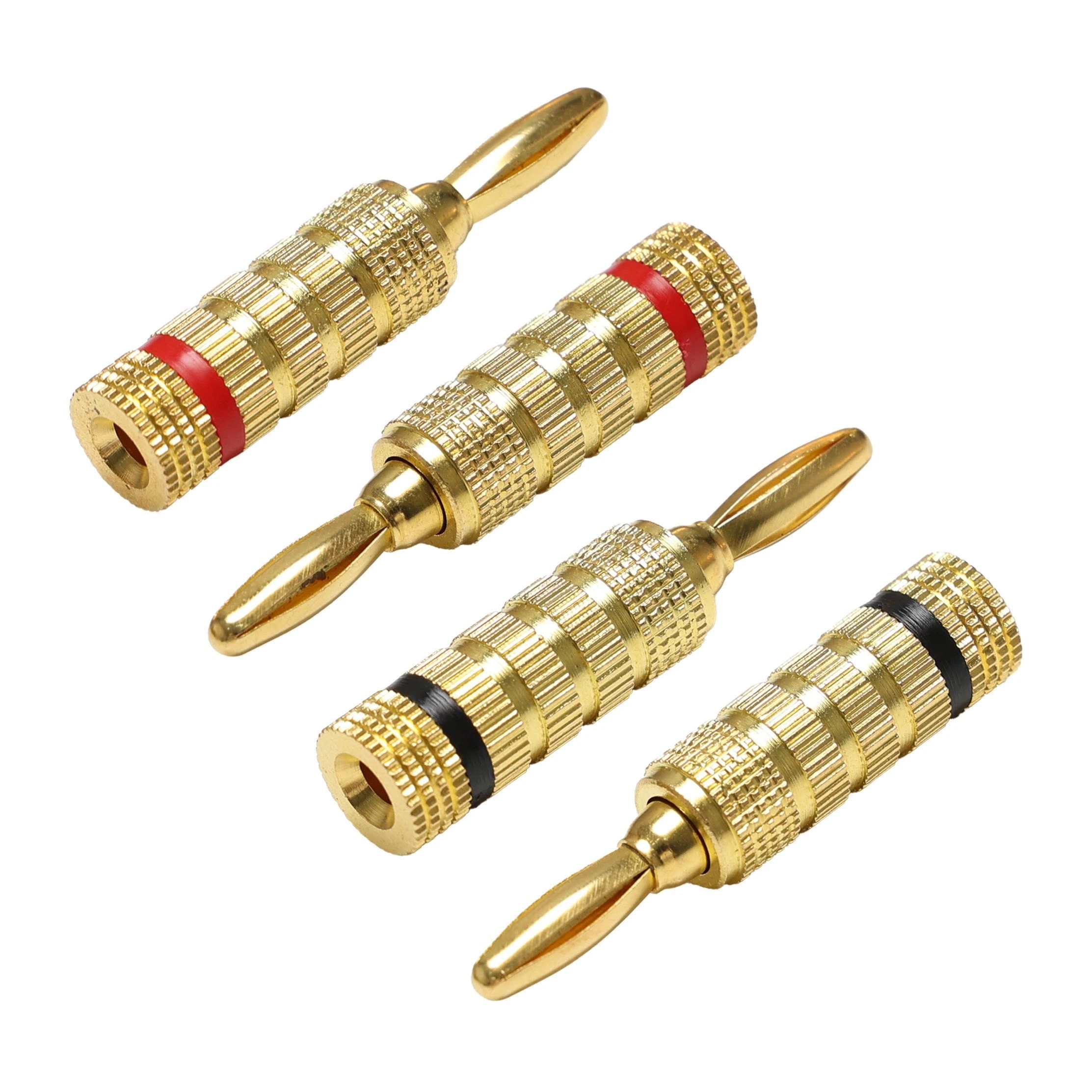 4mm Speaker Banana Plugs Speaker Terminals Cable Wire Connector (JT2012)