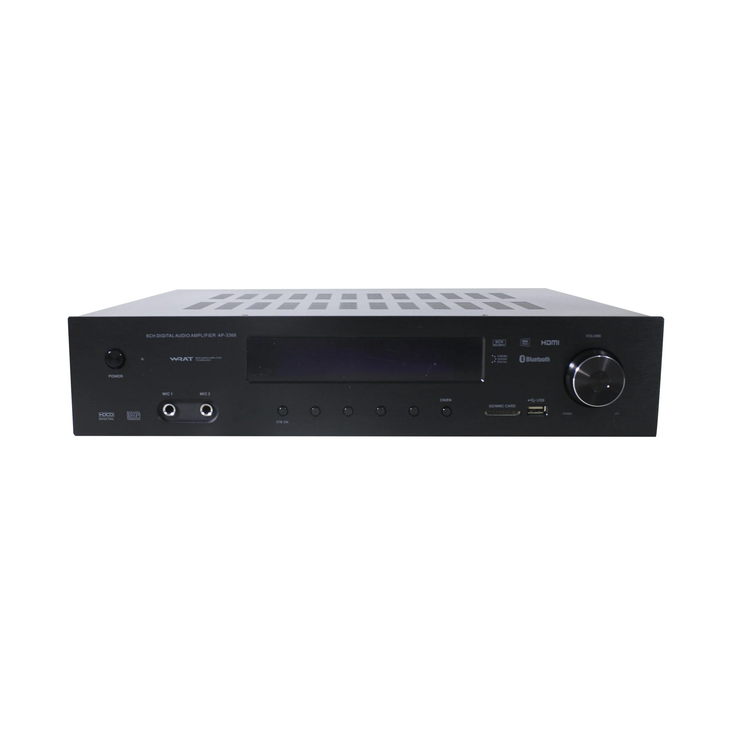 500W 6-Zone 5.1-Channel Digital Audio Video Amplifier HiFi Home Theater Amplifier Digital Theater System