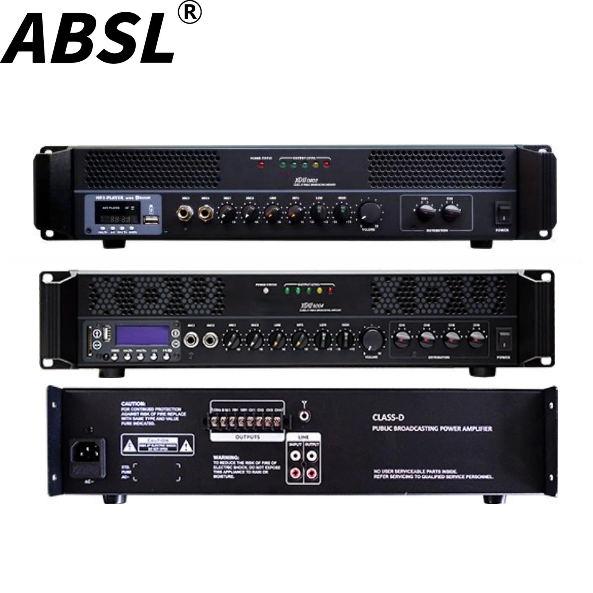 500watts 4-Section Switching PA Audio Music Sound Power Amplifier for Argentina