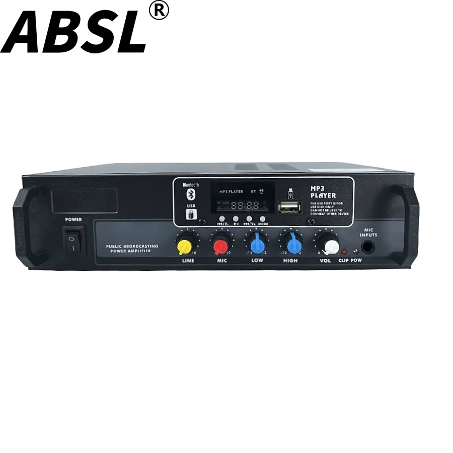 50W Mini Class-D Digital Integrated Audio Sound PA Power Amplifier with Bluetooth