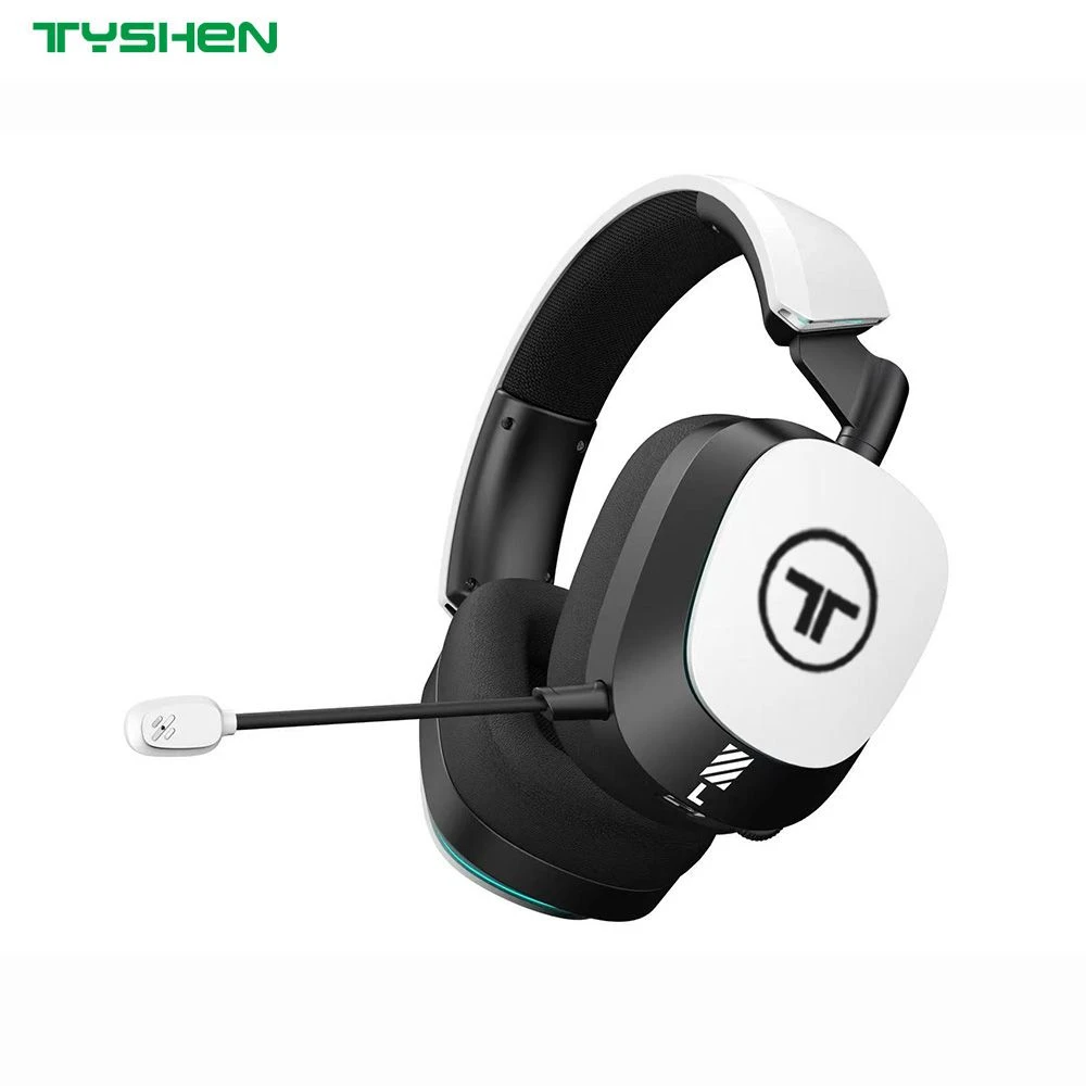 50mm Tri-Mode RGB Gaming Headset 2.4G Bluetooth Wireless Noise Canceling Microphone