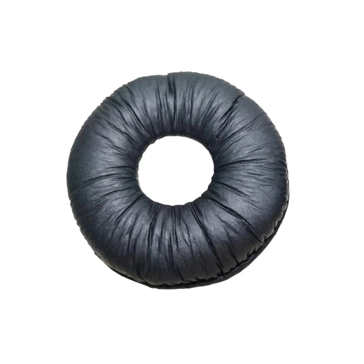 53mm Ear Cushions Leatherette Spare Replacement Earpads for Earphone Headphones Call Center Headsets