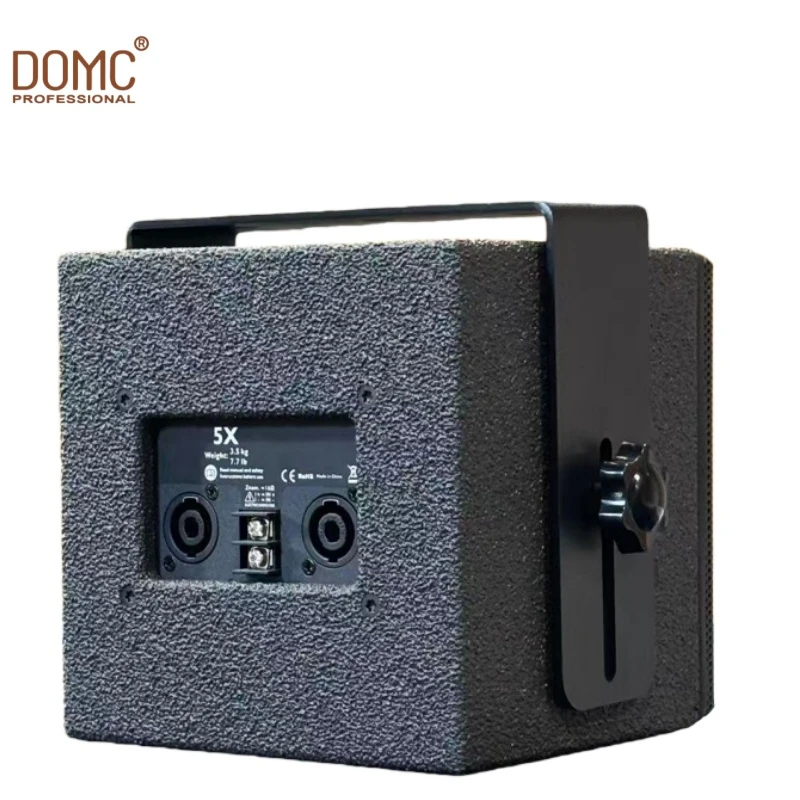 5xt Mini Audio Speaker Single 5 Inch Professional 2 Way Passive Coaxial Loudspeaker 95Hz-20kHz Frequency Response for Conference Hall Cinema Church
