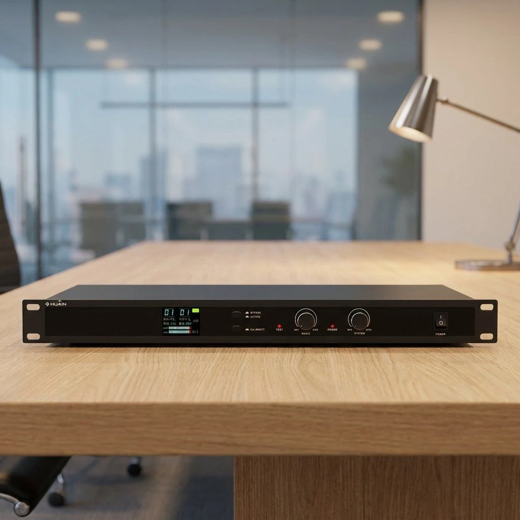 6×2-Channel Feedback Suppressor for Professional Conference Systems