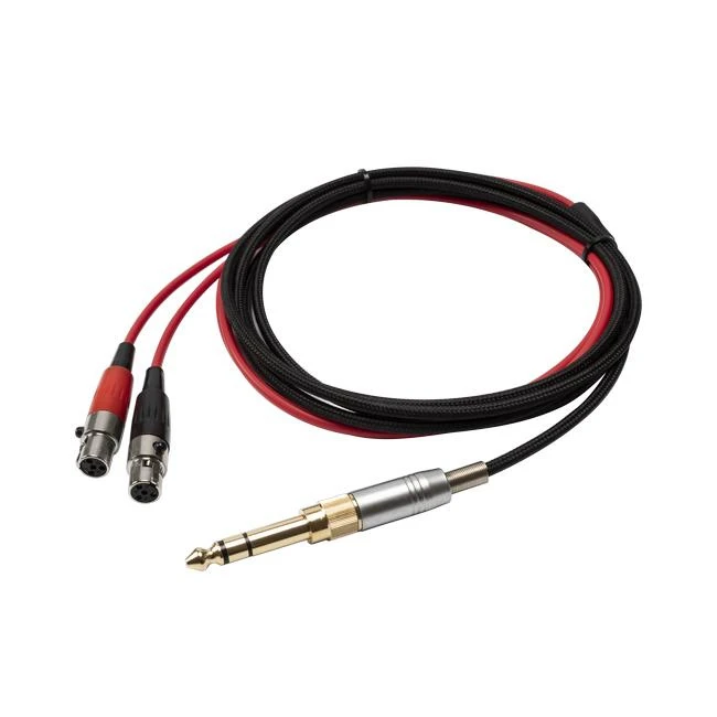 6.35mm (1/4inch) Trs Male Plug to Dual XLR Female Cable