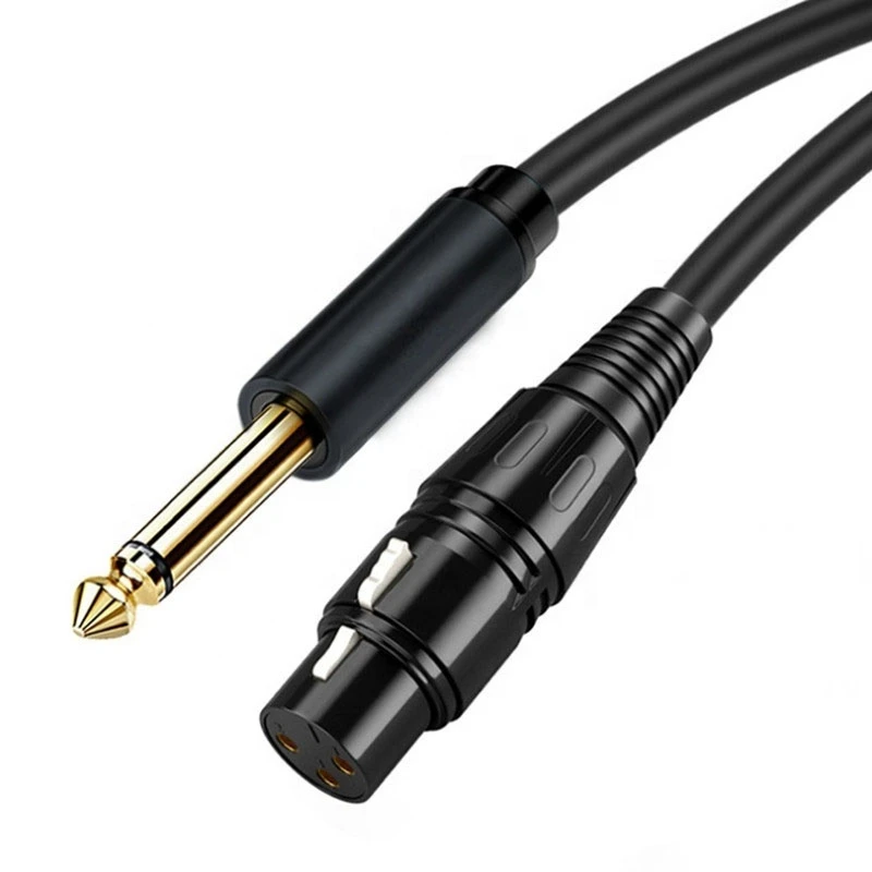 6.35mm Ts Male to XLR Female Audio Cable
