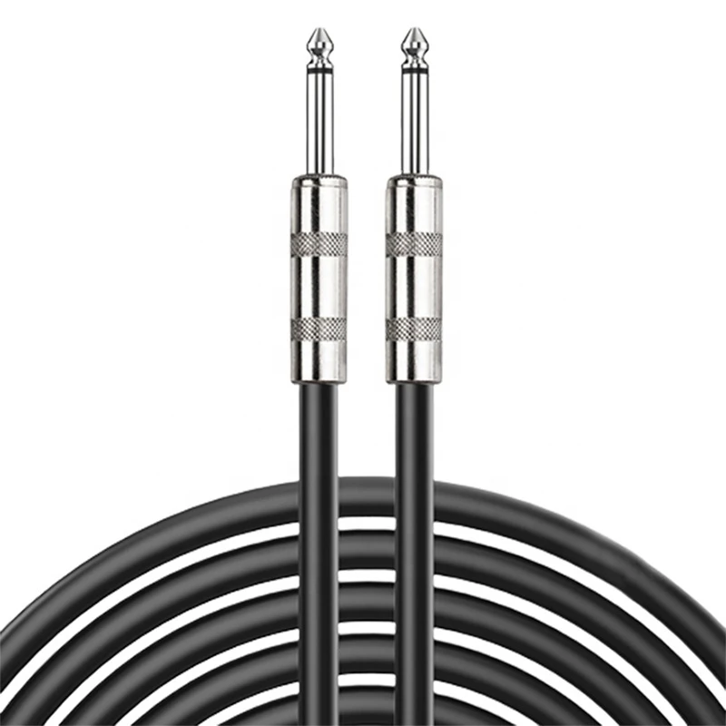 6.35mm Ts Mono Male-Male Guitar Audio Cable