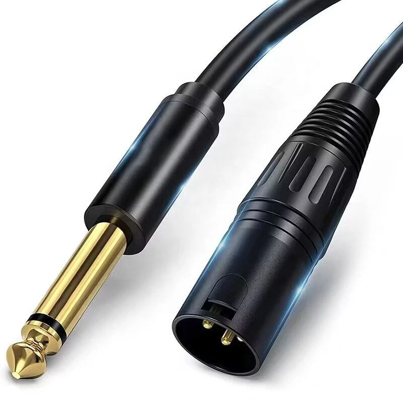 6.35mm to XLR Male Audio Cable
