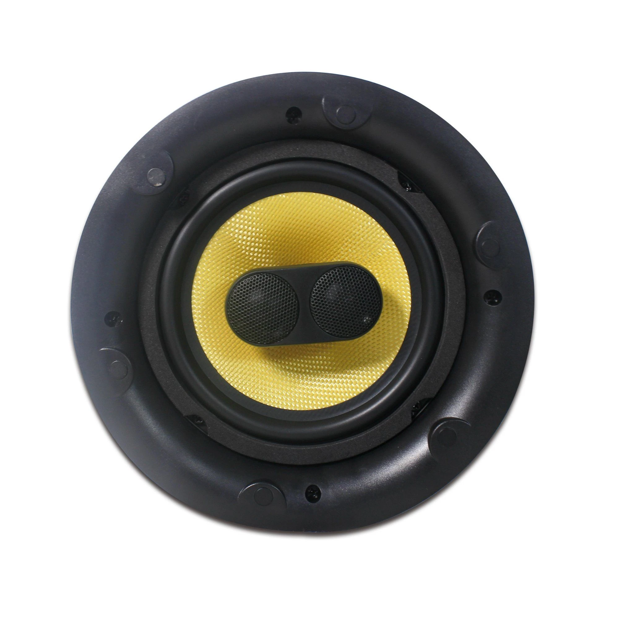 6.5 Inch 50W at 4 Ohm High Performance 2 Way Speaker with Crossover Dual Voice Coil and Dual Tweeter
