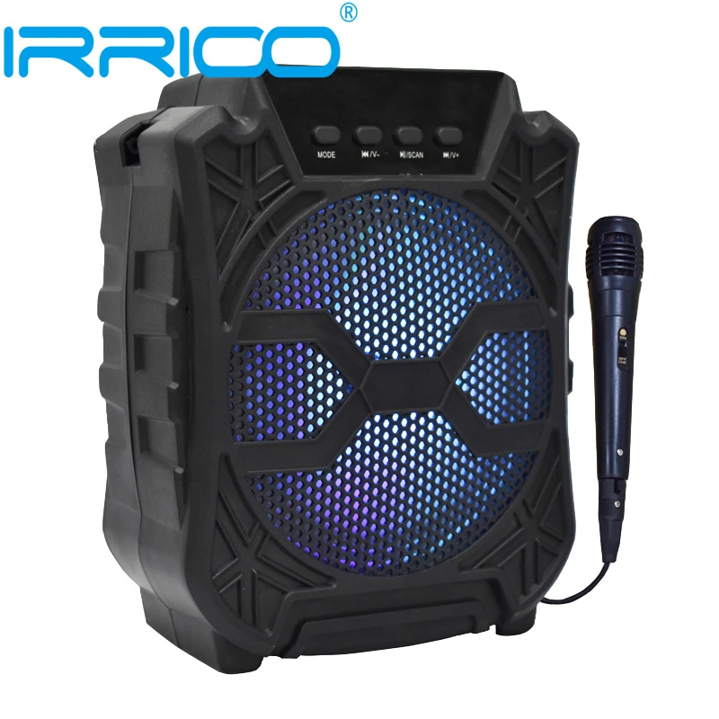 6.5inch Bluetooth Speaker and Portable Wireless Speaker with Multi-Function of Aux / Bt / USB / FM / TF Card [Support Wired Mic]