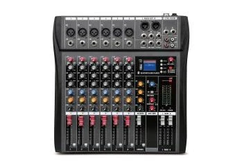 6 Mono Input Audio Mixer Mg-6u