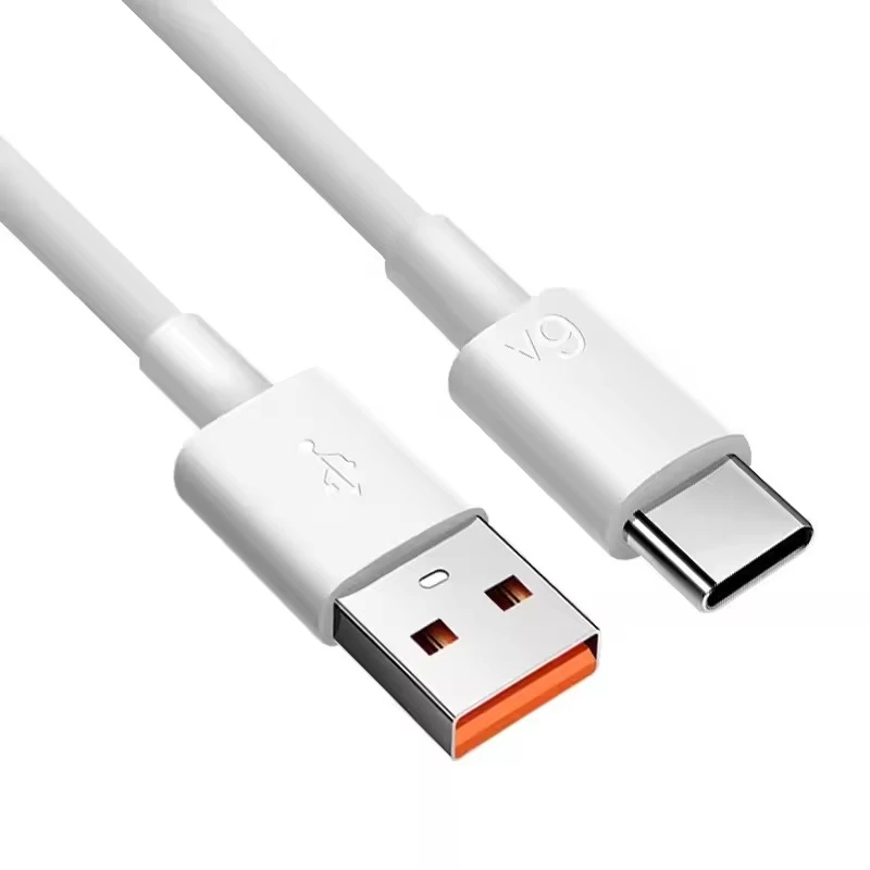 6A 3A Fast Charging USB Type-C TPE Data Cable Sk-DC101 for for Android Earphone CE Certified