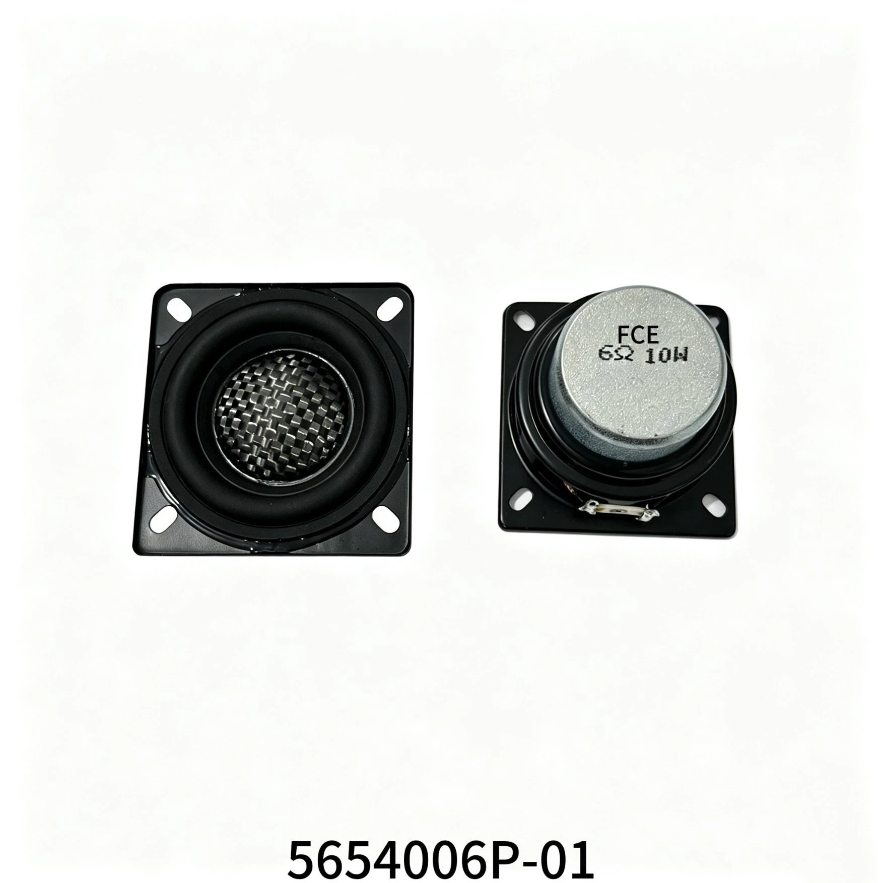6ohm 10W Rectangular Paper Cone Speaker with Rubber Surround for Multimedia Speaker