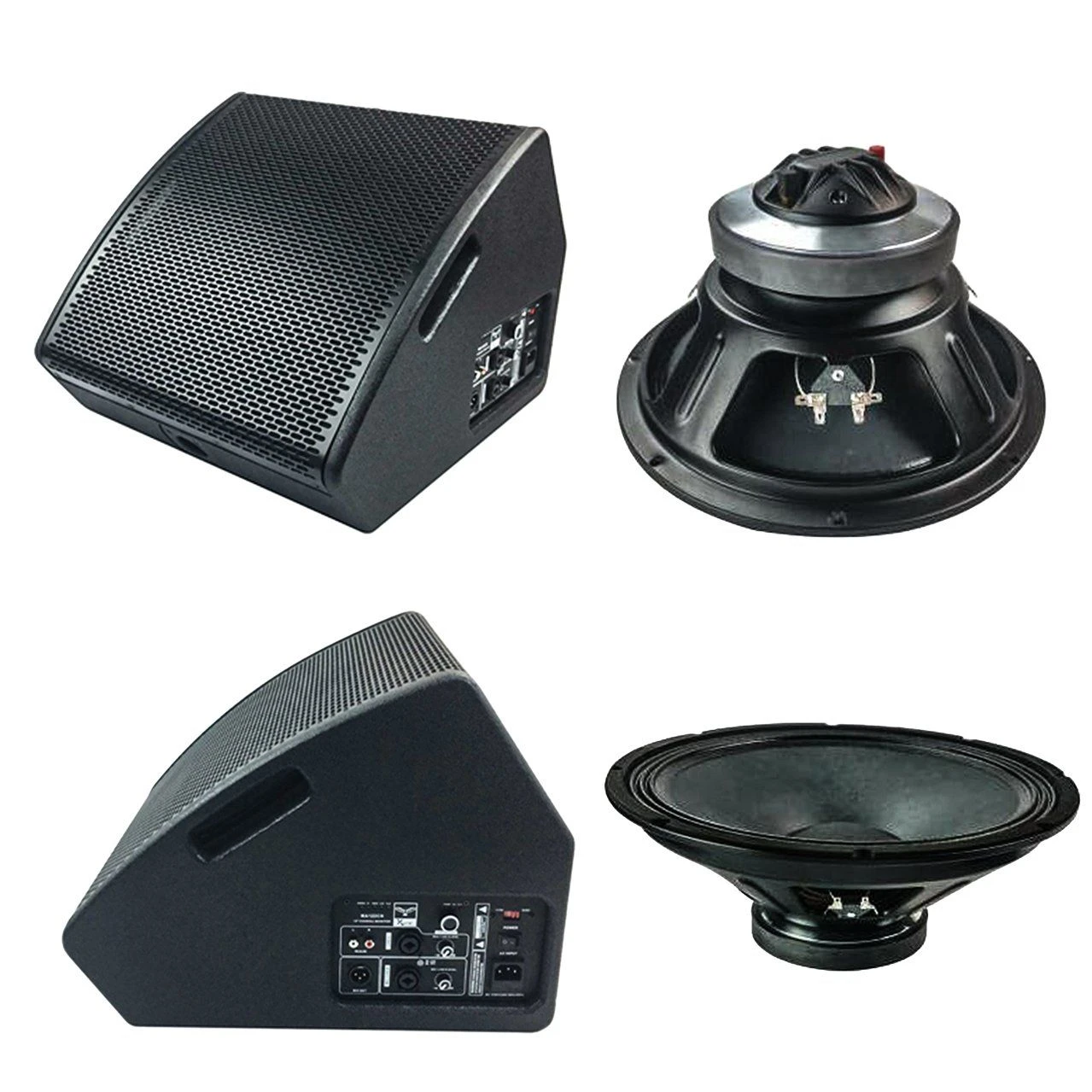 700W Max Power Coaxial Active Speaker with 1.75 Inch Titanium Driver for DJ