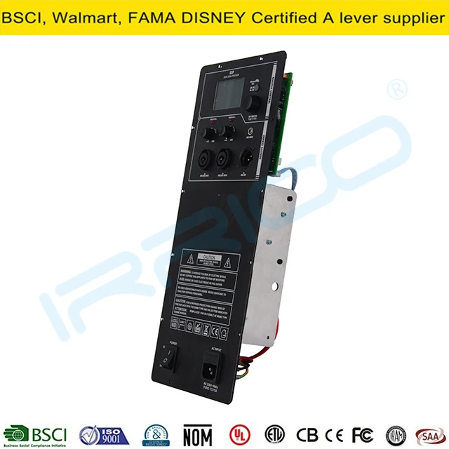 700W RMS Full-Range DSP Class D Professional Amplifier with Four Preset Modes for Exceptional Clarity and Punch Audio
