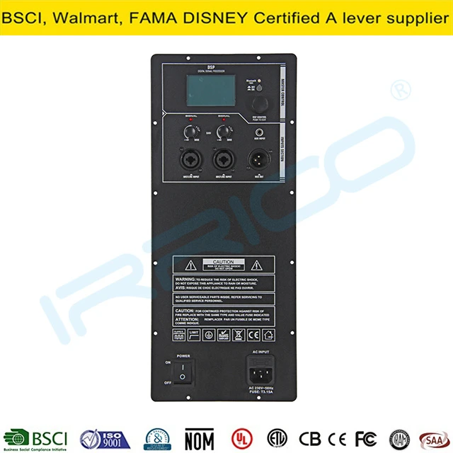 700W RMS Full-Range DSP Class D Professional Power Amplifier with Four Preset Modes for Exceptional Clarity and Punch Speaker Audio System Power Mixer