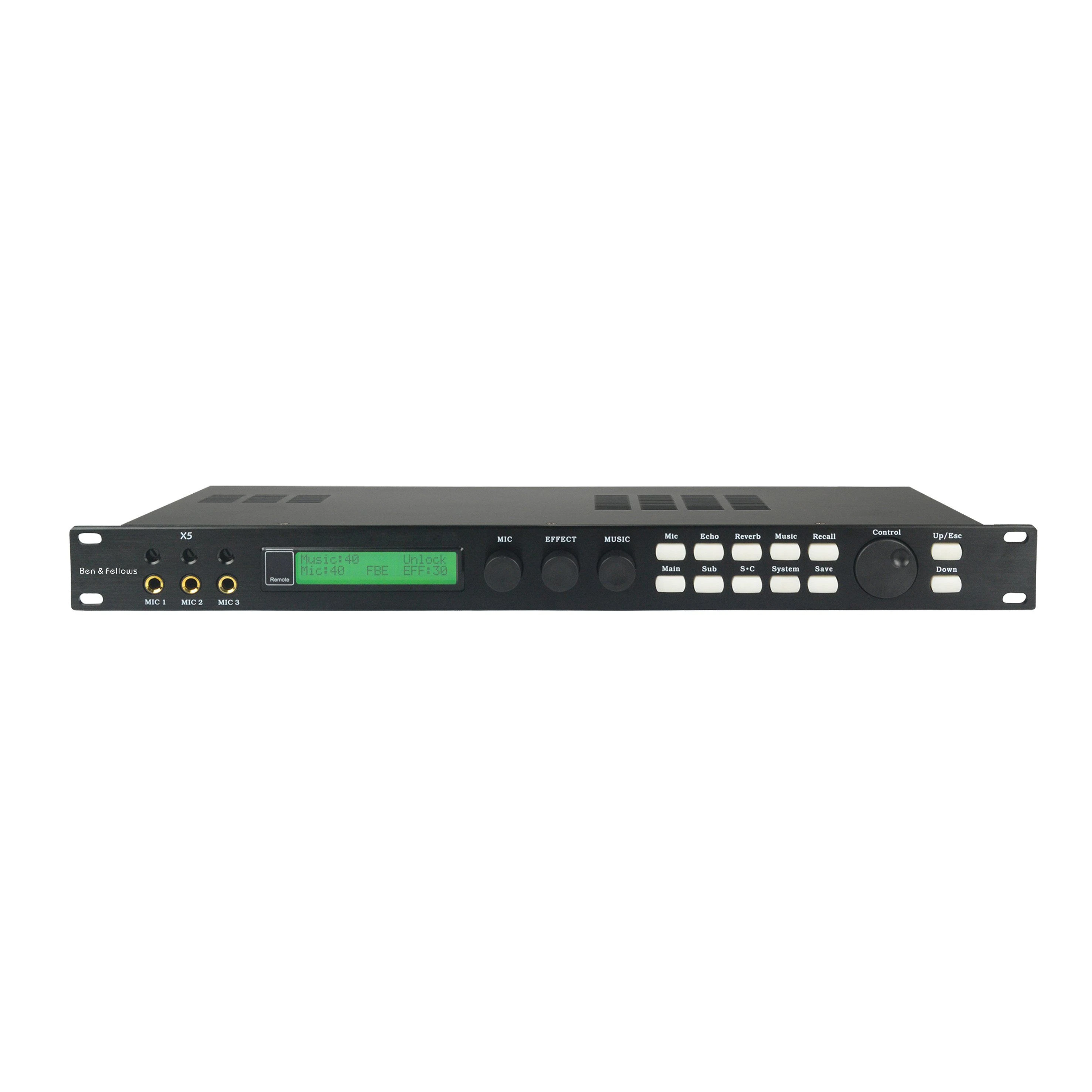 721024 7 Band Professional Digital Audio Audio Processor for Stage, Karaoke, Professional Application and PA System