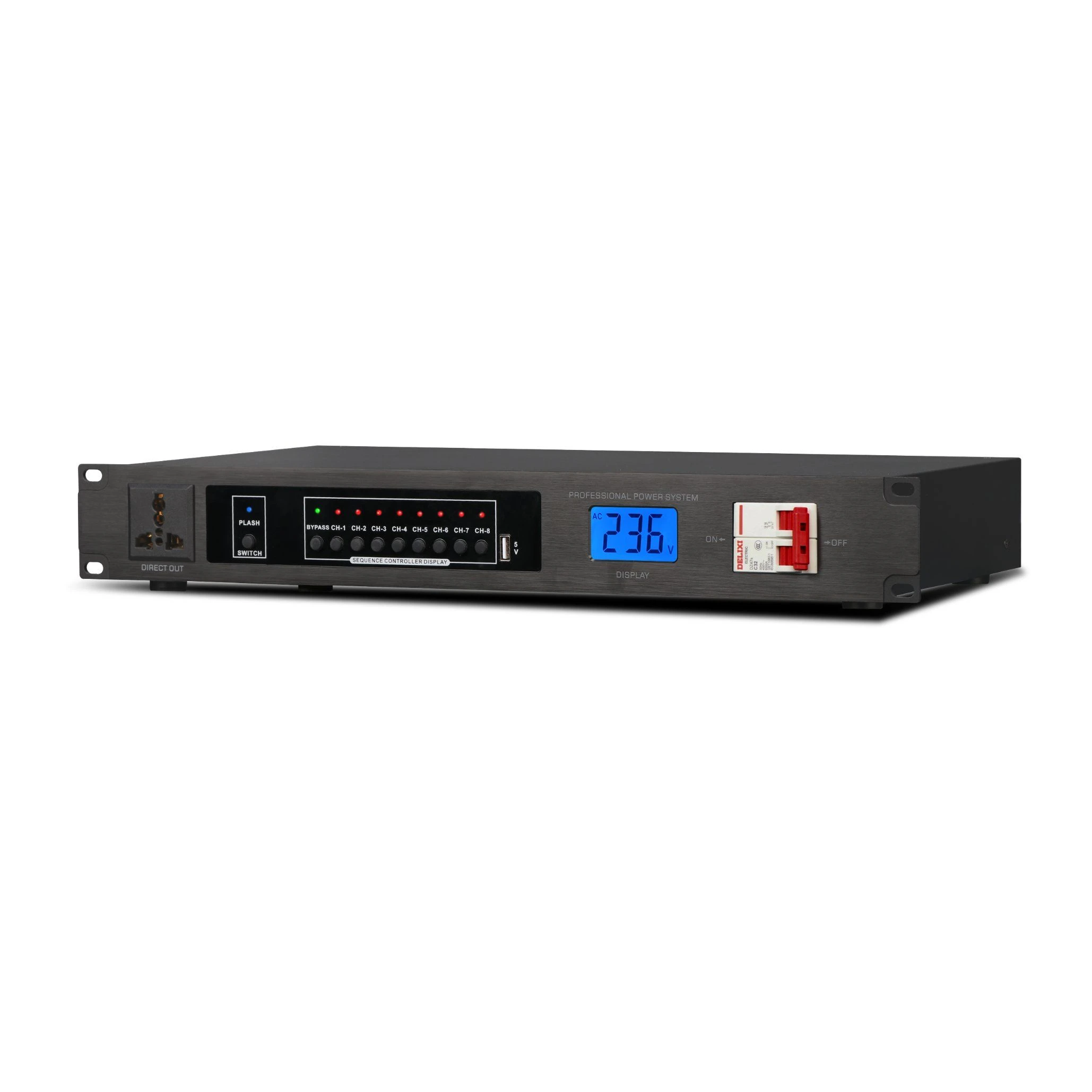 8-Channel Power Sequencer Wide Range Integrated Central Control Audio Complex Power Equipment Publicoutdoor