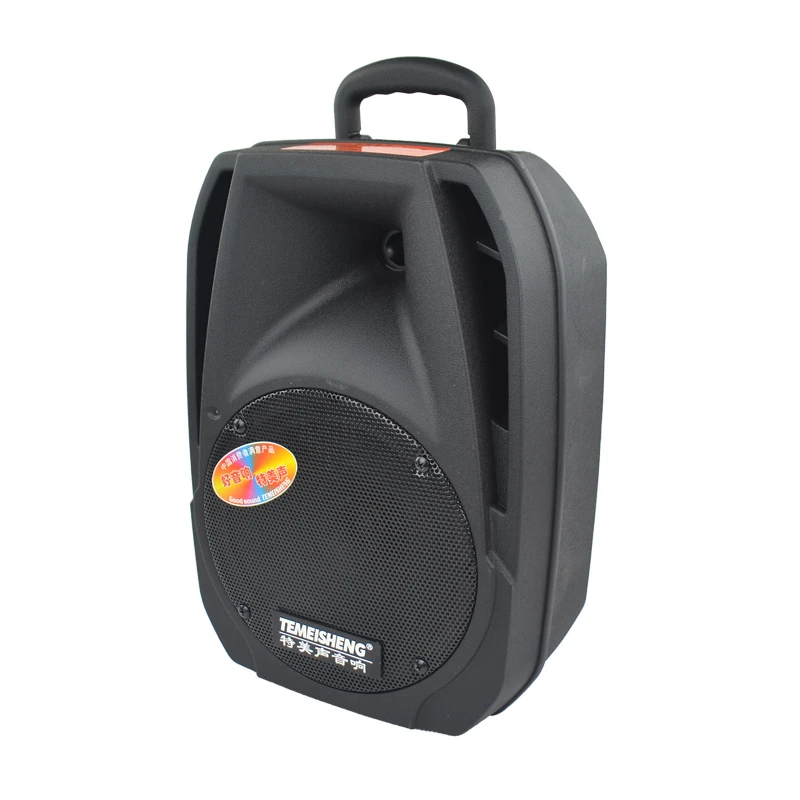 8 Inch 3.7V Li Battery A25 Trolley Karaoke DJ Active Speaker with Powered Battery Bt Portable Audio ABS