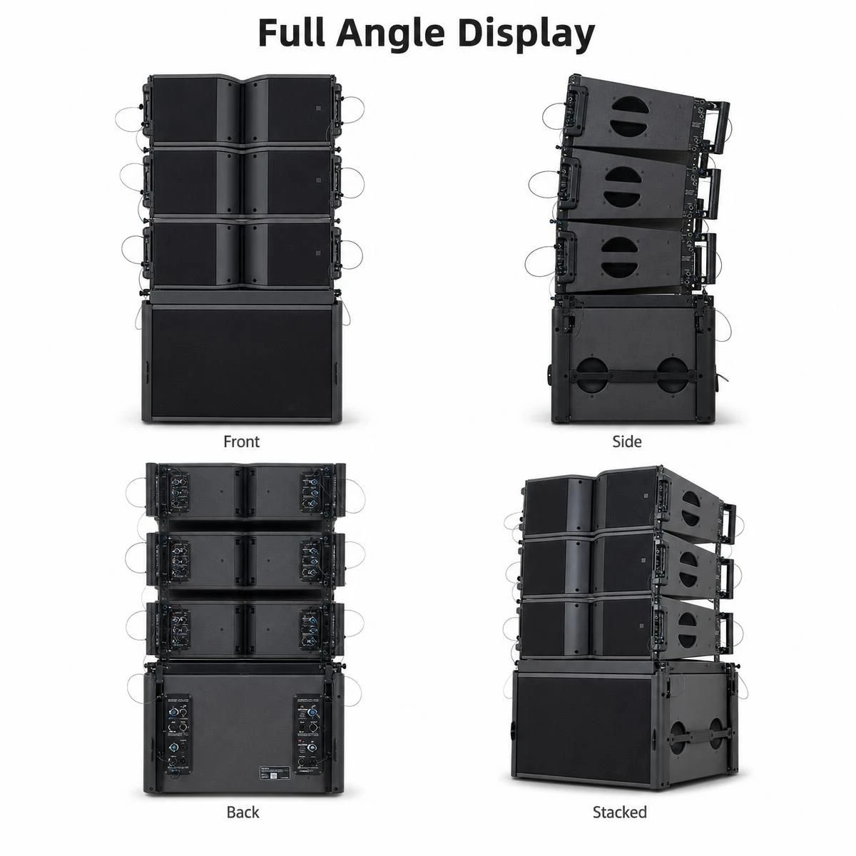 8-Inch Domc Ka208 Active Speaker, 450W Rated and 900W Peak