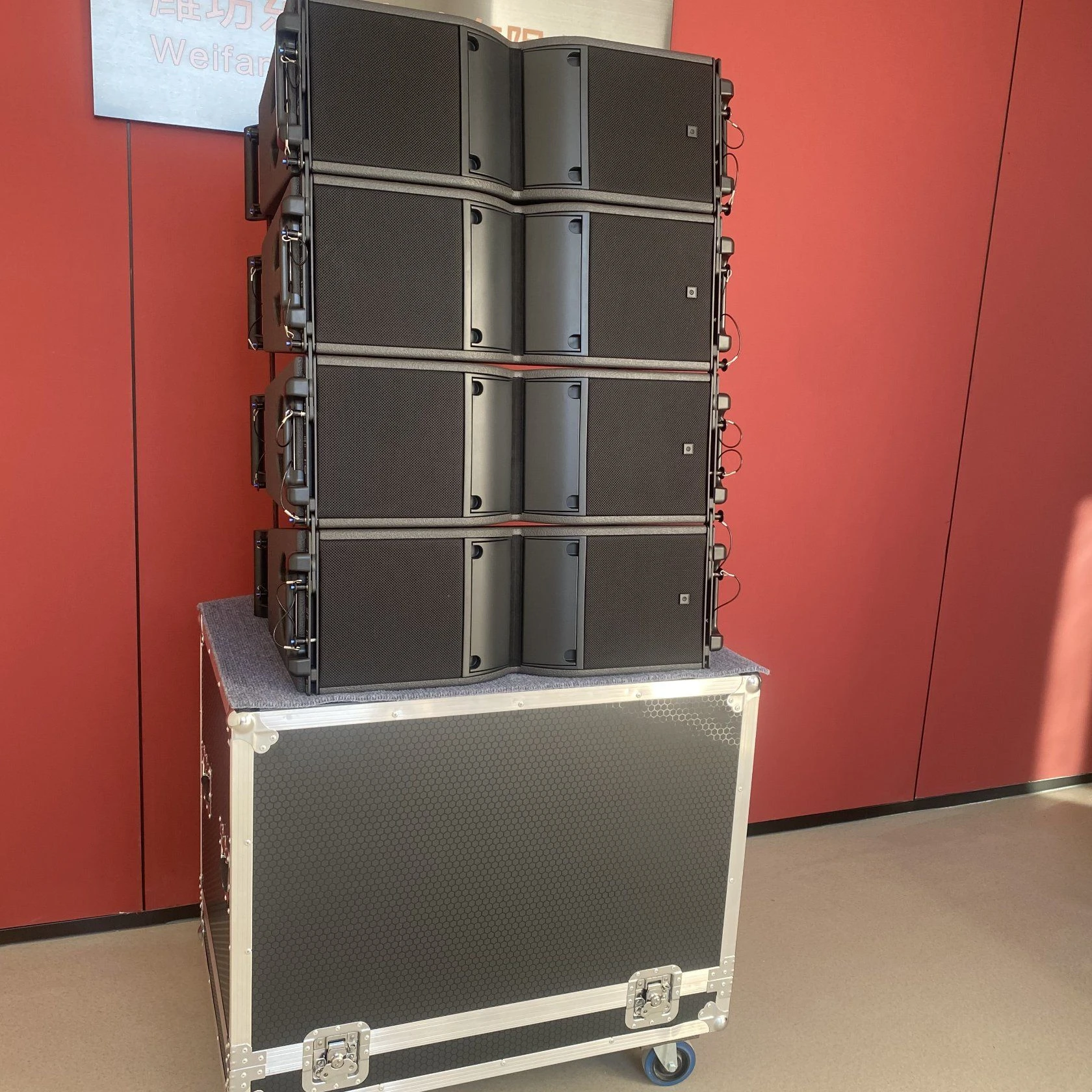 8-Inch Two-Way Line Array Active Sound Speaker Outdoor Loudspeaker