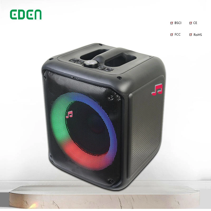 8 Inch Woofer Box Portable Karaoke System Professional Bass Multimedia Bluetooth Speaker