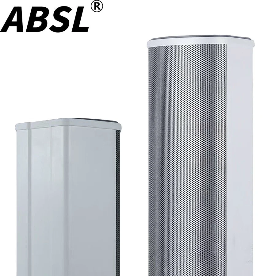 80W 5”*4 Outdoor All-Weather Waterproof Audio PA Sound Column Speaker with Tweeter