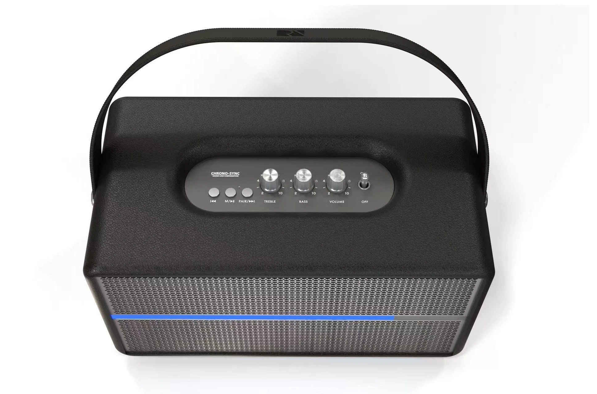 80W Portable Bluetooth Speaker with Powerful Bass and Four-Speaker System