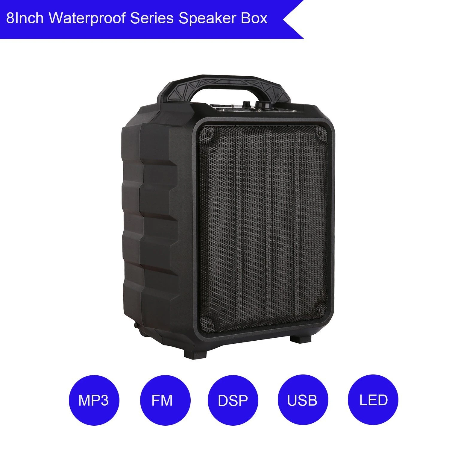 8inch Outdoor Wireless PRO Audio Speaker with WiFi Bluetooth