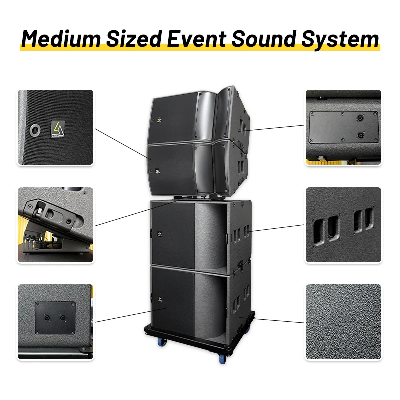 A15 Focus Wide Ks21 Subwoofer Passive Line Array Speaker for Stage Concert