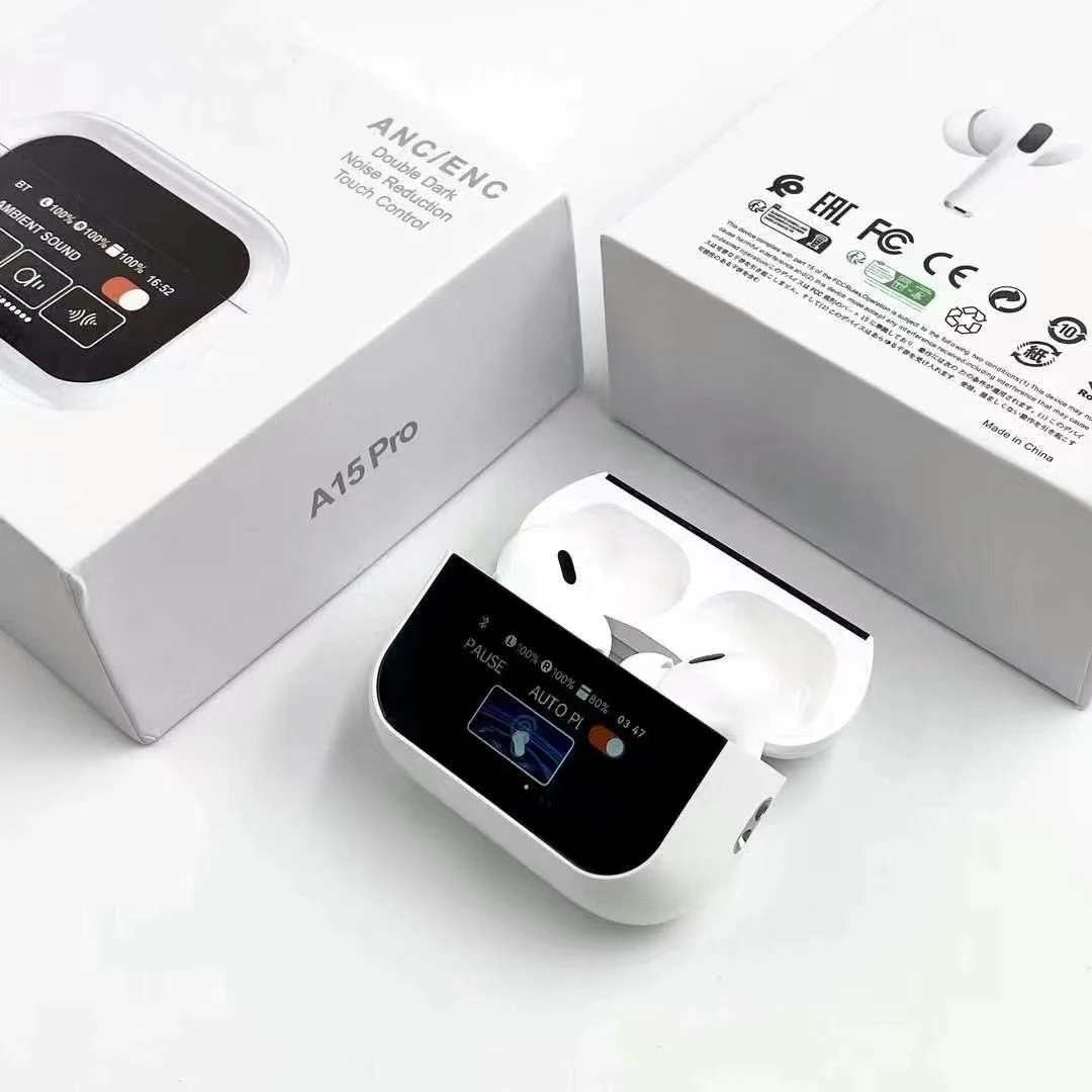 A15 PRO Tws Wireless Earphone with Screen Display