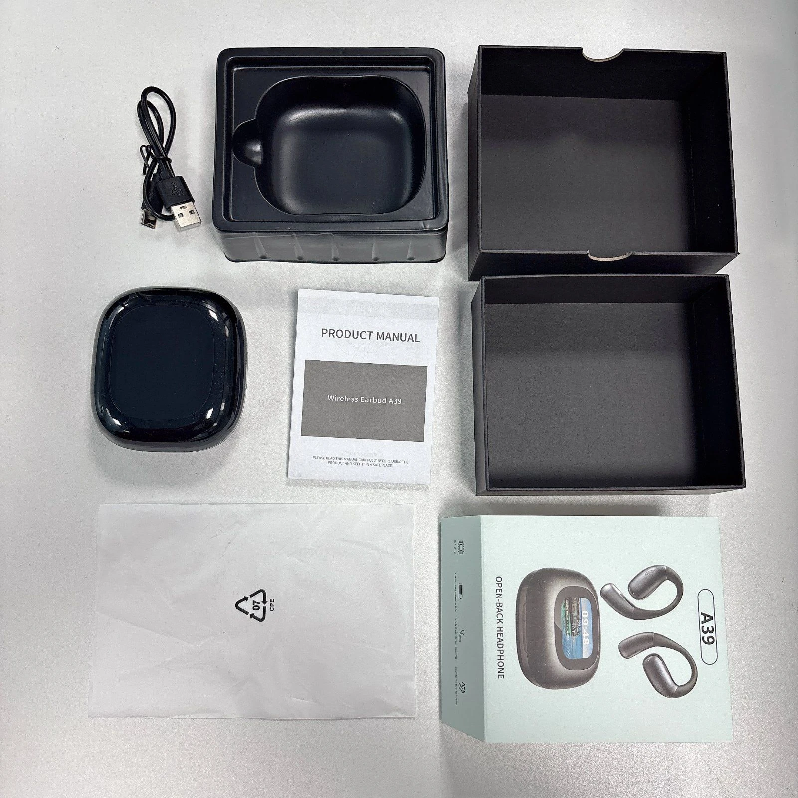 A39 Open Back Headphones with Comfortable Ear Cushions