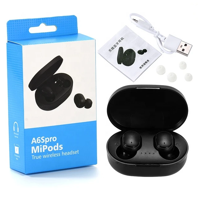 A6s Blue Tooth Mini Tws True Wireless Stereo Mini Earbuds Earphone