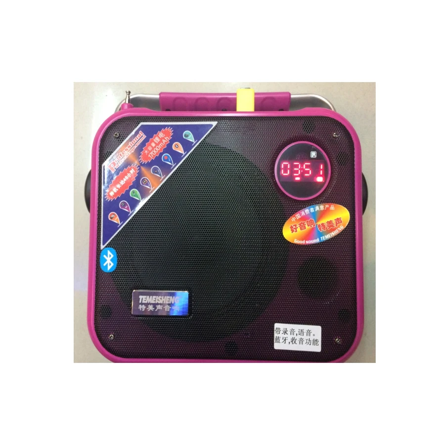 A83 30W 12V 13200mAh Li Batterytemeisheng Multimedia FM Radio USB SD Card Reader Speaker