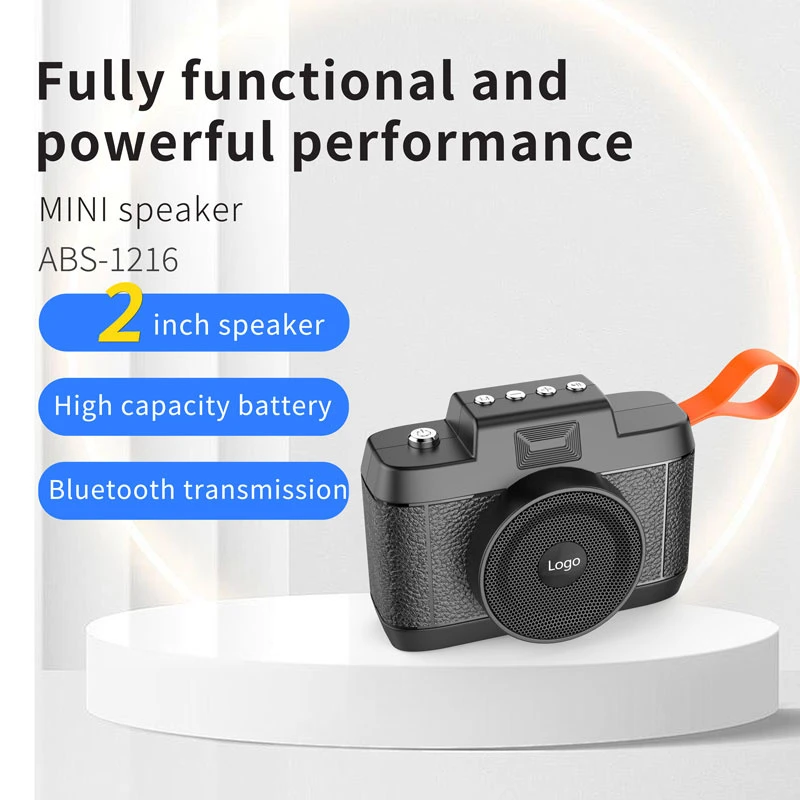 ABS-1216 Compact Bluetooth Mini Speaker with Stylish Design for Travel