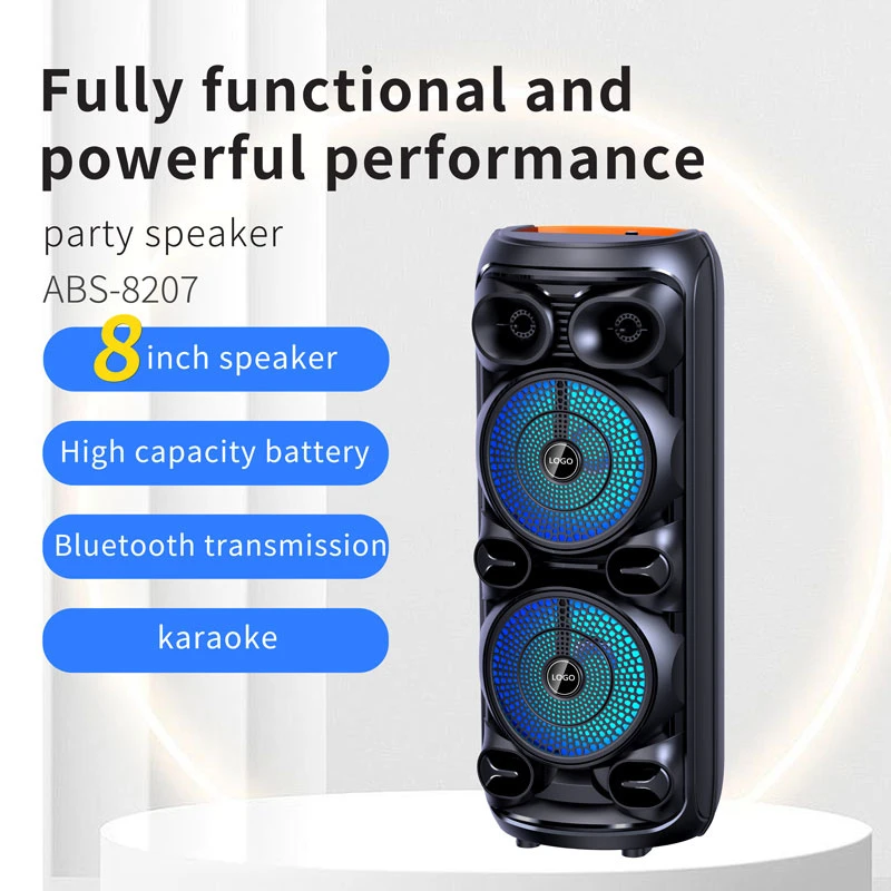 ABS-8207 High-Performance Bluetooth Wireless Speaker with Deep Bass Sound