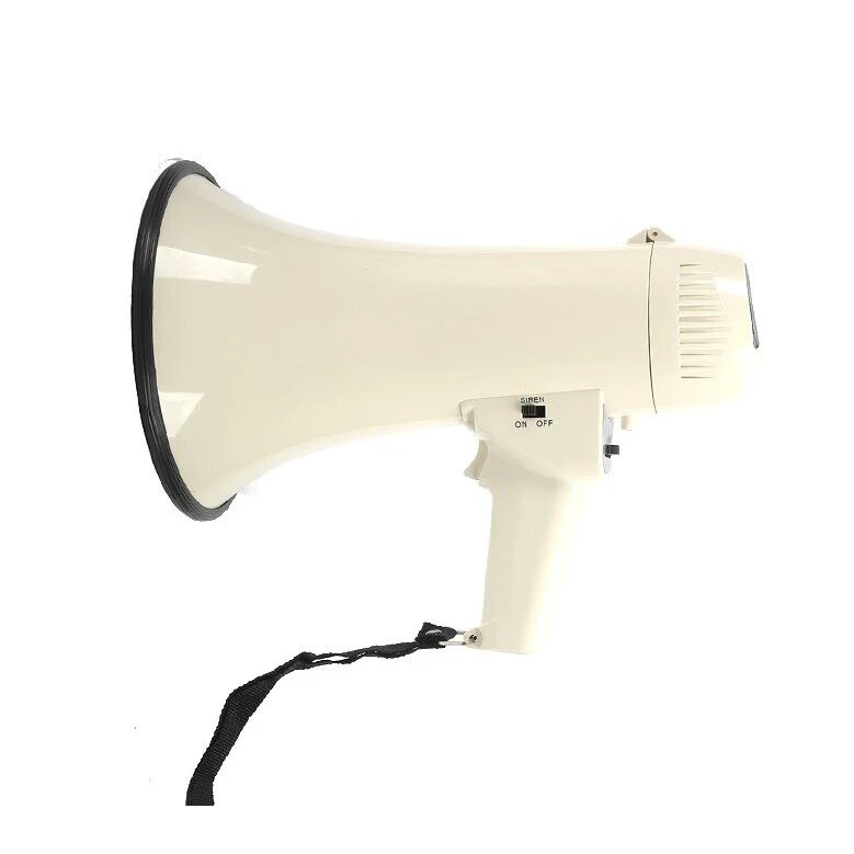 ABS Housing Portable Hand 10W Megaphone with Talk/Siren