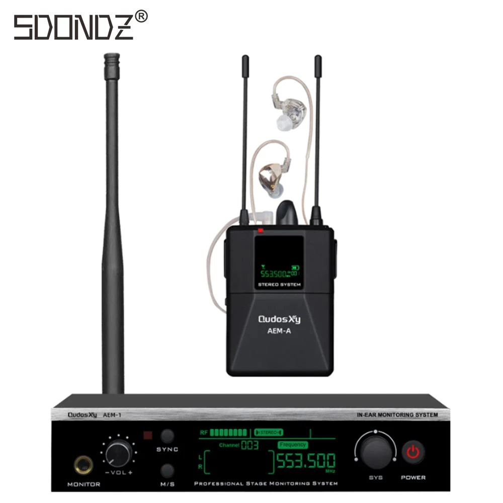 AEM-01+1A Wireless Earbud Monitoring System for Bands and Studios