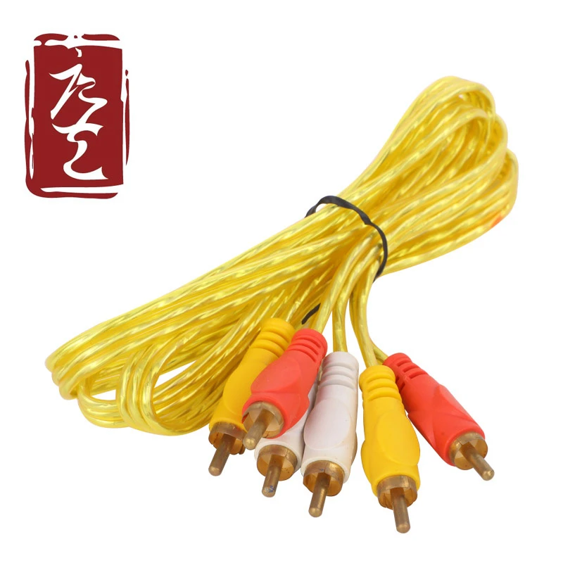 AV VGA Data USB Communication Audio Video RCA Cable Copper Wire CCS CCA Bc Inner Wire LSZH. PVC Jacket Eye Fish Plugs Connector CE RoHS OEM Factory