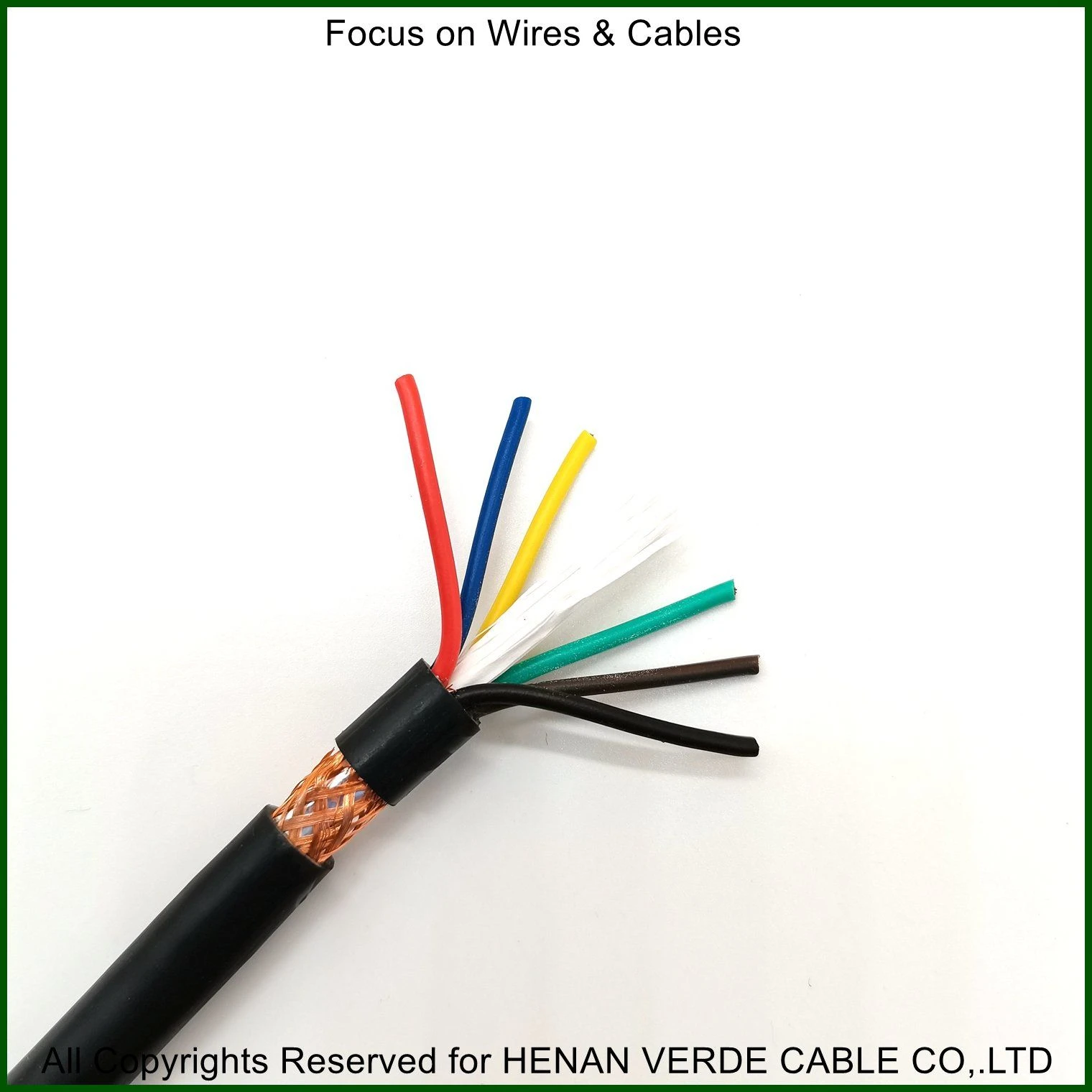 AWG16 22 18# Pair Twisted RoHS PVC Jacket Shield Speaker Signal Control Cable