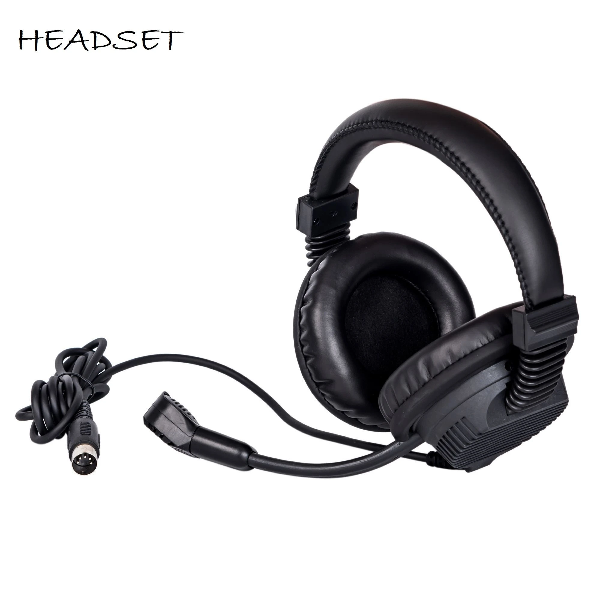 Accept OEM / ODM Language Lab Headset USB Headset PVC Earpad Stereo Mix Headphone Cm6206 3.5mm Surround Sound